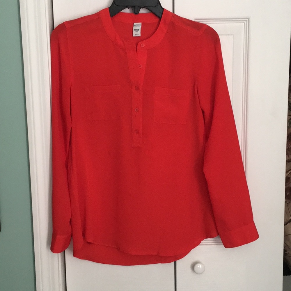 Old navy red blouse